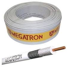 CABO COAXIAL RG59 67% 100M BRANCO MEGATRON