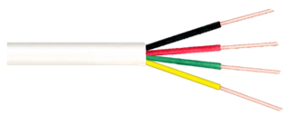 CABO 04 VIAS (04X50) LIGA COBRE MULTICORES BRANCO