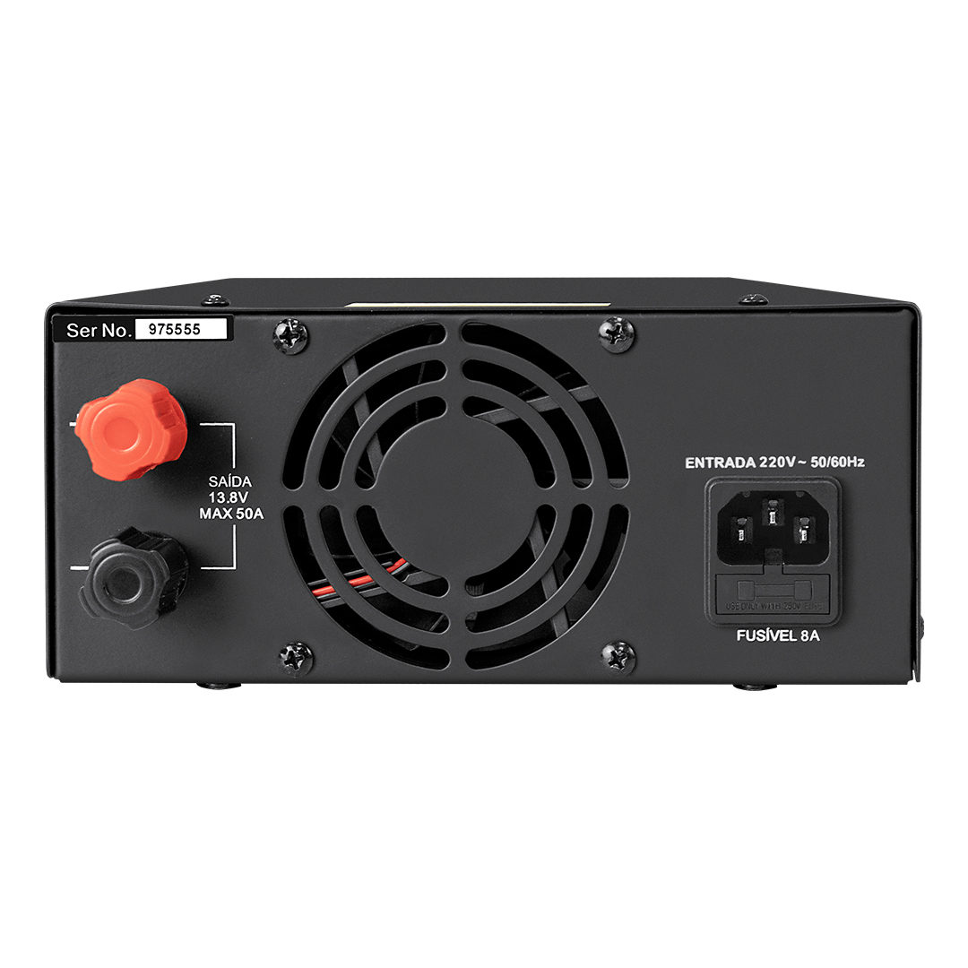 FONTE DE ALIMENTAÇÃO 13.8V 50A ANALOGICA PARA 220V - Imagem 2