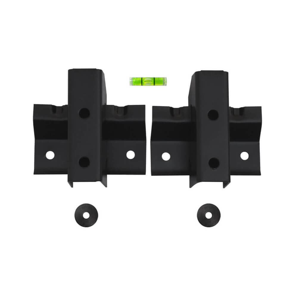 SBRU-758 SUPORTE PRETO FIXO 2PTS TV ATE 85"