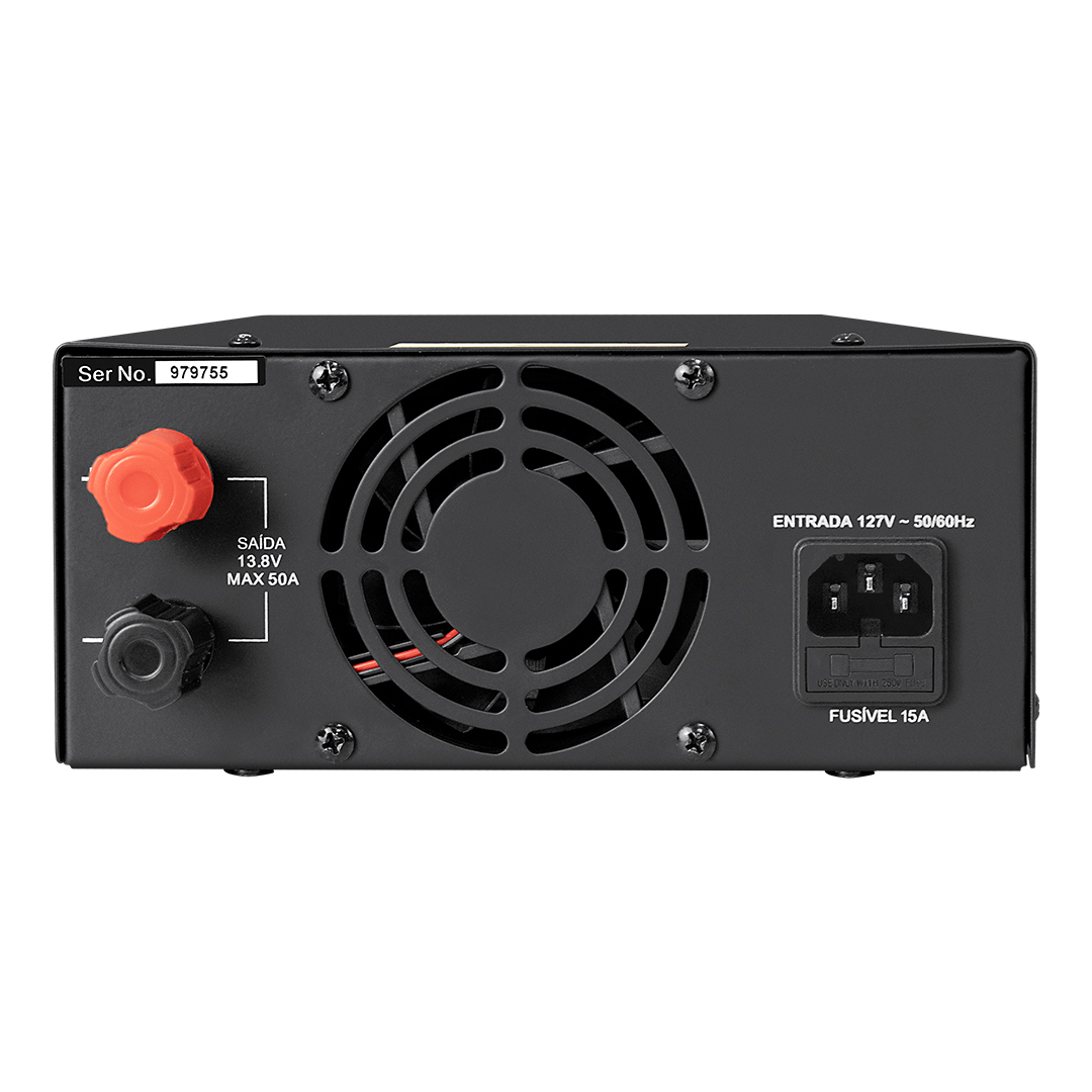 Fonte de Alimentação 13.8V 50A Analógica para 127V - Imagem 2