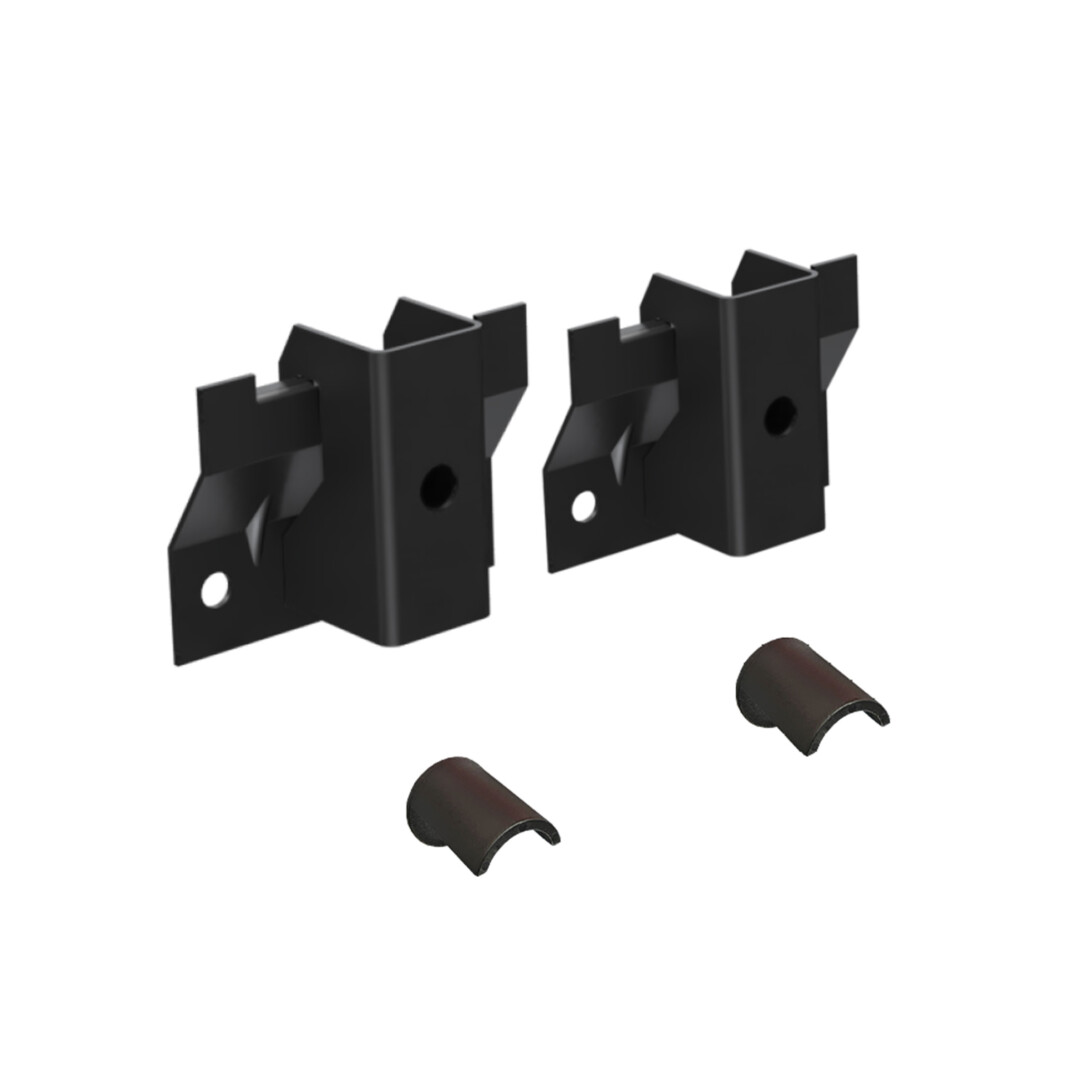 SBRU-1758 SUPORTE PRETO FIXO 2PTS TV ATE 85"